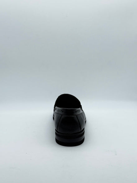 Woven Leather Penny Loafer